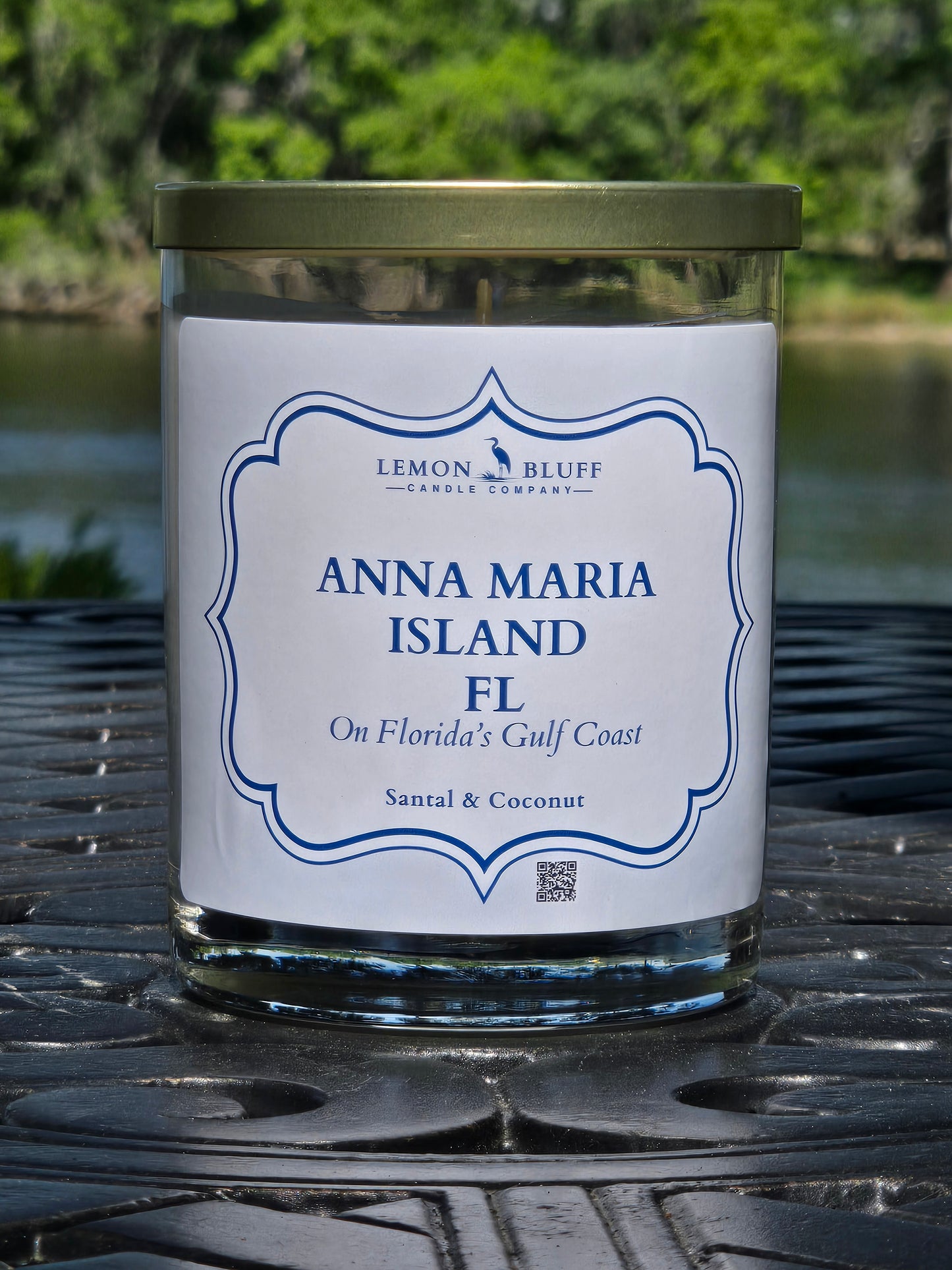 Anna Maria Island, FL on Florida's Gulf Coast Candle - Santal, Coconut Scent