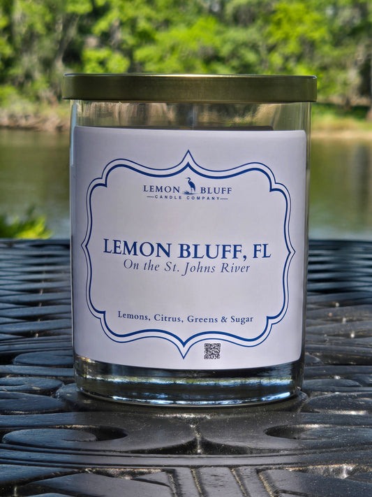 Lemon Bluff, FL on the St. Johns River Candle - Lemon, Sugar, Vanilla Scent