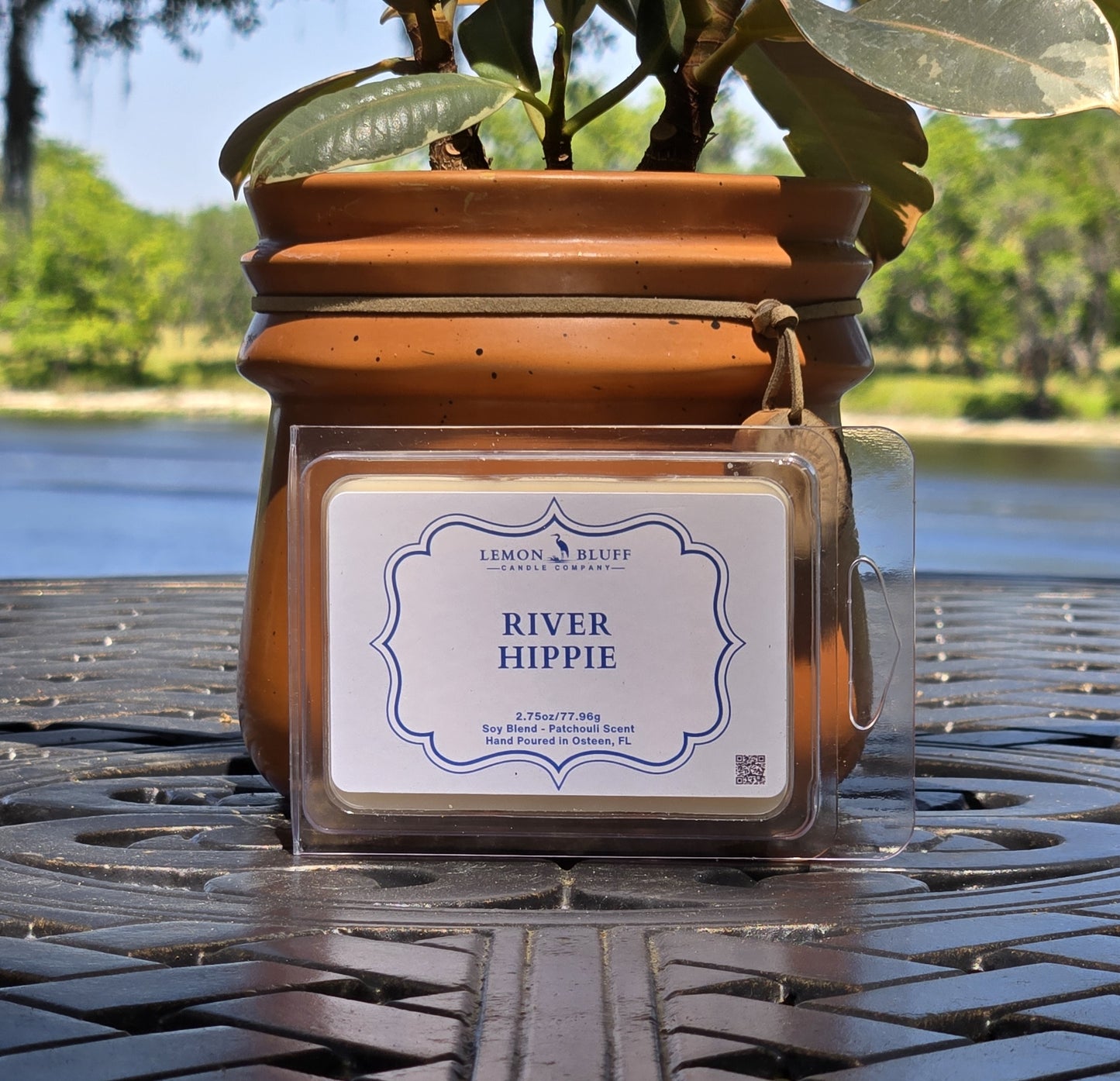 River Hippie Wax Melt- Patchouli, Camphor, Amber Scent