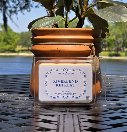 Riverbend Retreat Wax Melt - Citrus, Floral, Musk Scent