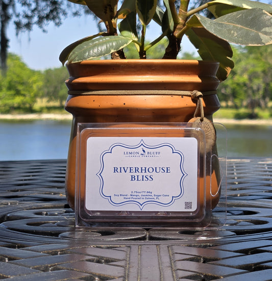 Riverhouse Bliss Wax Melt - Mango, Jasmine, Sugar Cane Scent