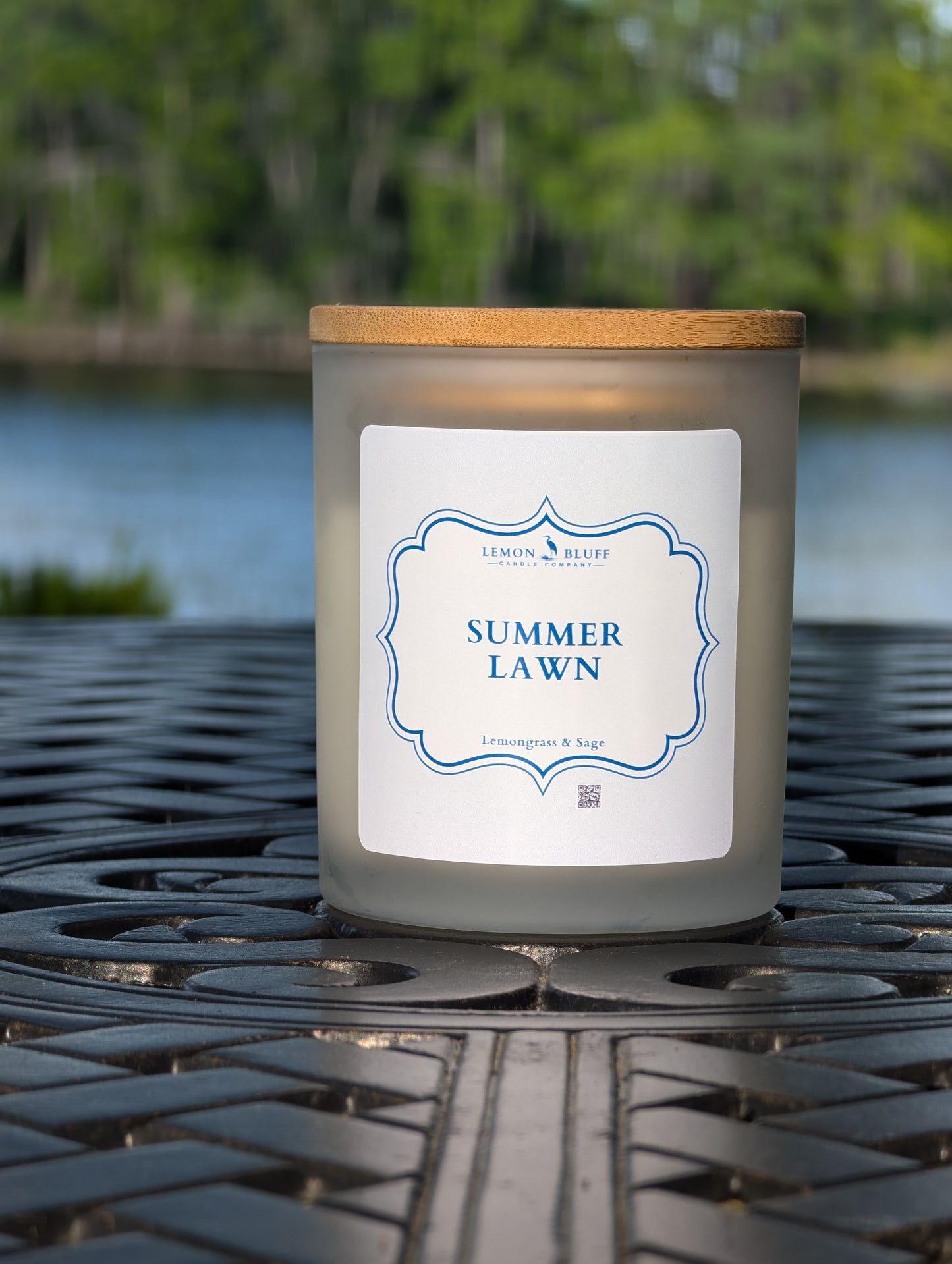 Summer Lawn Candle- Lemongrass, Sage, Grass Scent