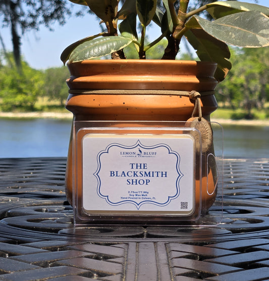 The Blacksmith Shop Wax Melt- Smoke, Oud, Musk Scent