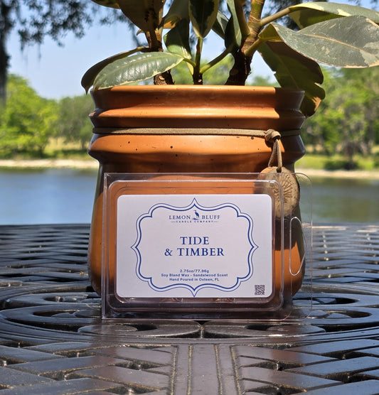Tide & Timber Wax Melt - Sandalwood, Coriander, Amyris Scent
