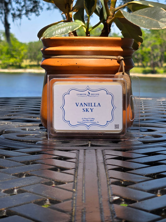 Vanilla Sky Wax Melt - Vanilla, Caramel, Cream Scent