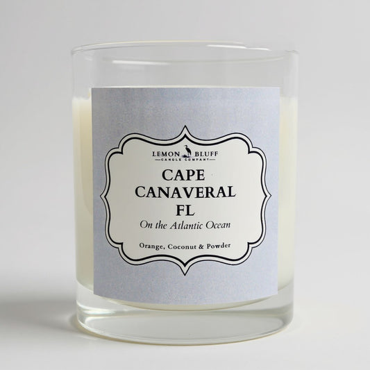 Cape Canaveral, FL on the Atlantic Ocean Candle - Grapefruit, Coconut, Powder Scent