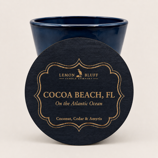 Cocoa Beach, FL on the Atlantic Ocean Candle