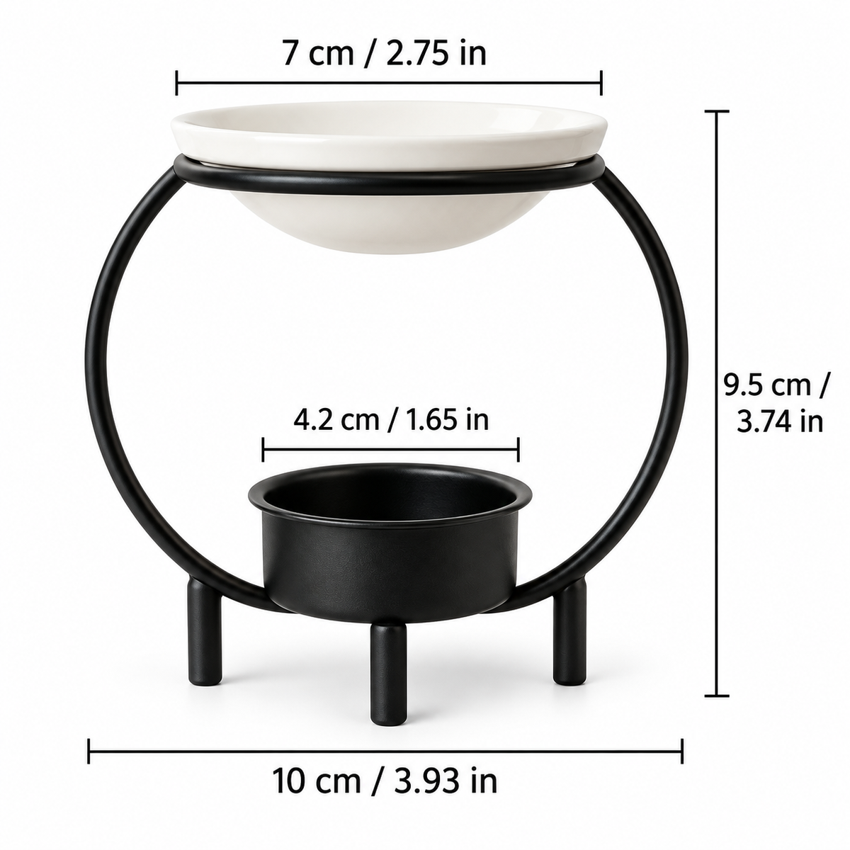 Round Ceramic Tealight Wax Warmer