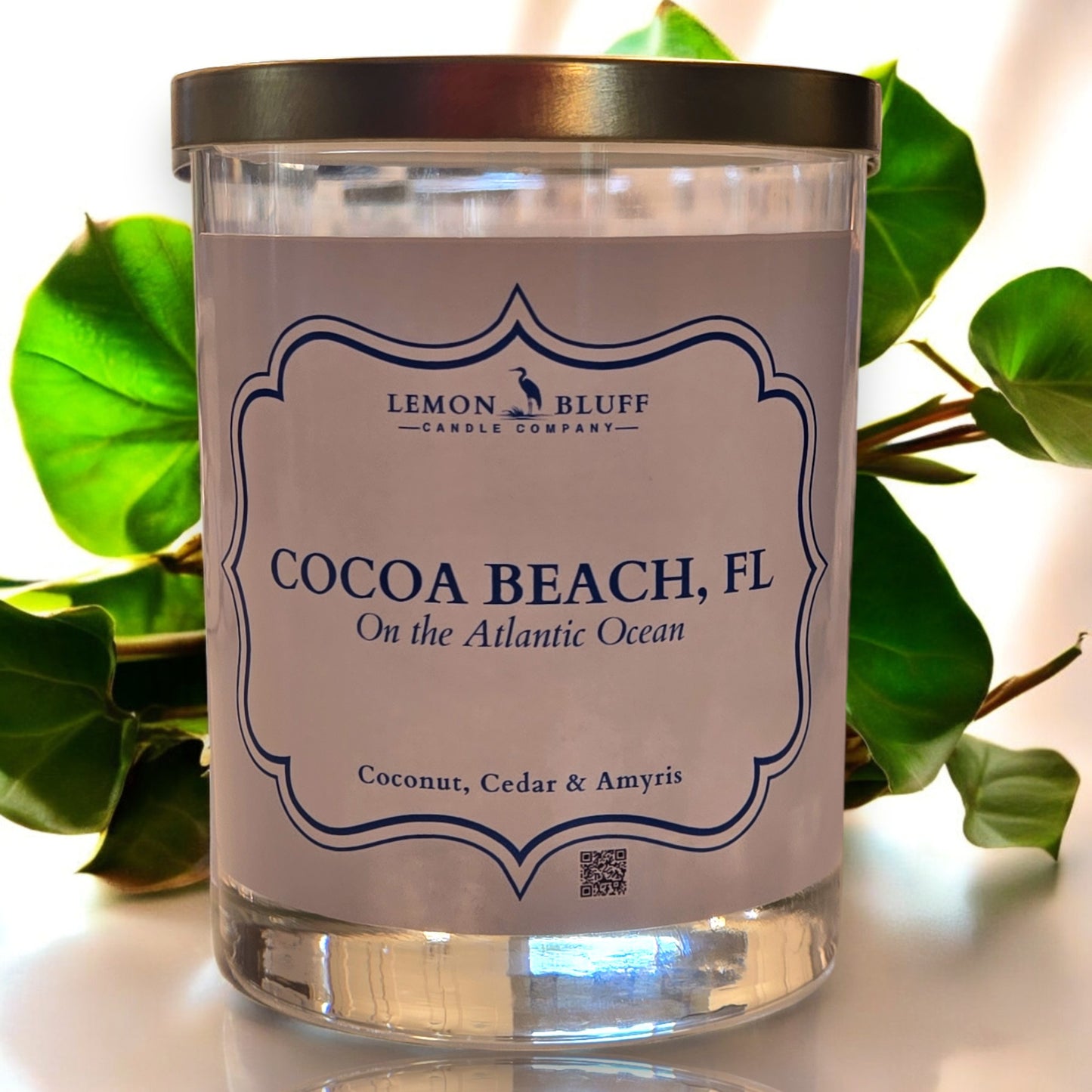 Cocoa Beach, FL Candle - Coconut, Cedar, Amyris Scent