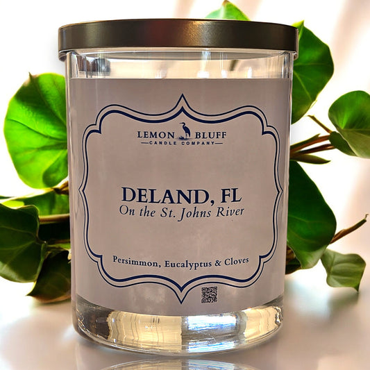 DeLand, FL Candle - Persimmon, Eucalyptus, Clove Scent