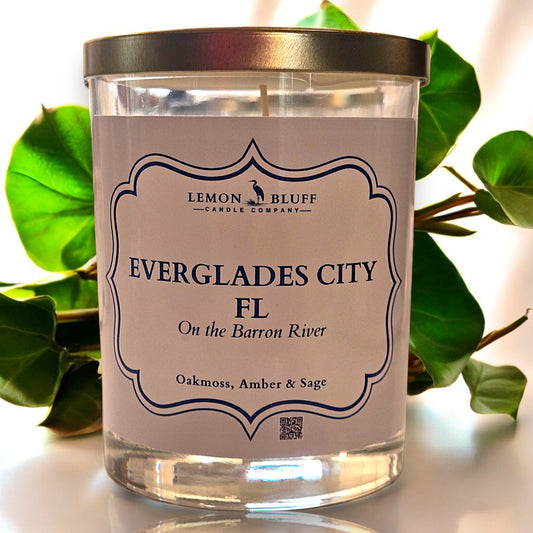 Everglades City, FL Candle - Orange, Amber, Oak Moss Scent