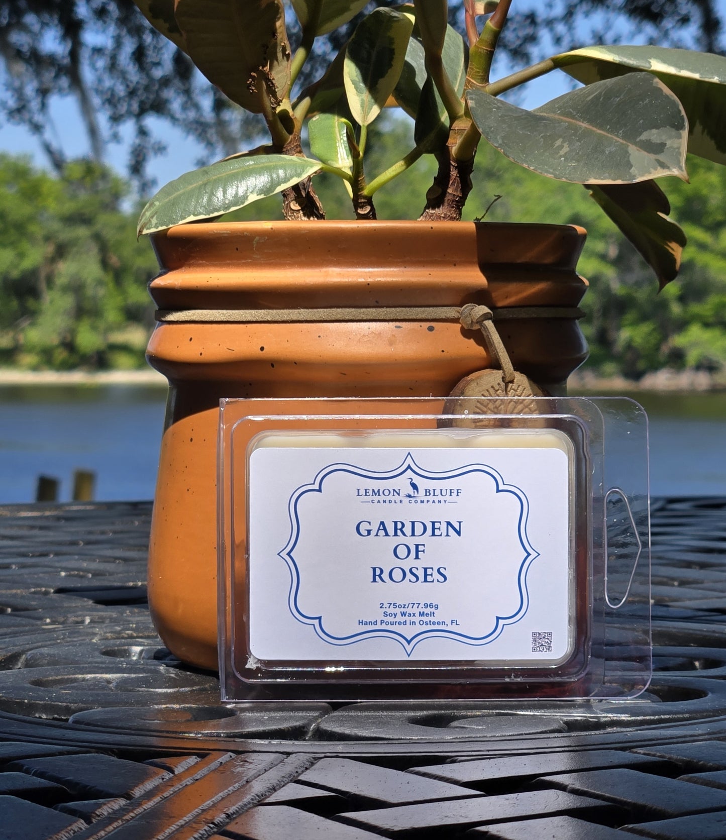 Garden of Roses Wax Melt - Rose, Basil, Light Patchouli Scent