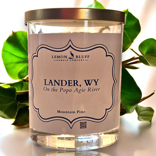 Lander, WY Candle - Pine Scent