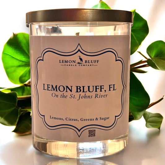 Lemon Bluff, FL on the St. Johns River Candle - Lemon, Sugar, Vanilla Scent