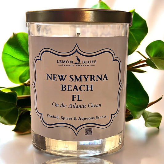 New Smyrna Beach, FL Candle - Orchid, Spices, Aqueous Scents