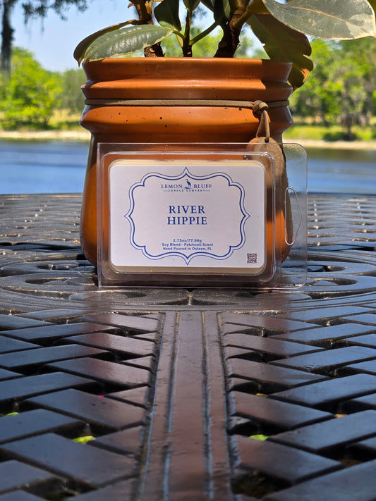 River Hippie Wax Melt- Patchouli, Camphor, Amber Scent