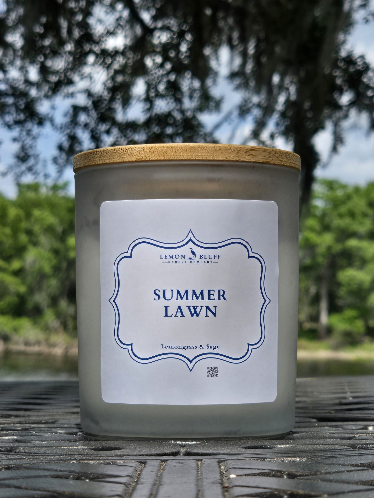 Summer Lawn Candle Lemongrass, Sage, Grass Scent