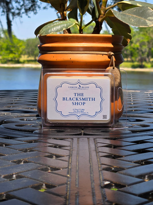 The Blacksmith Shop Wax Melt- Smoke, Oud, Musk Scent