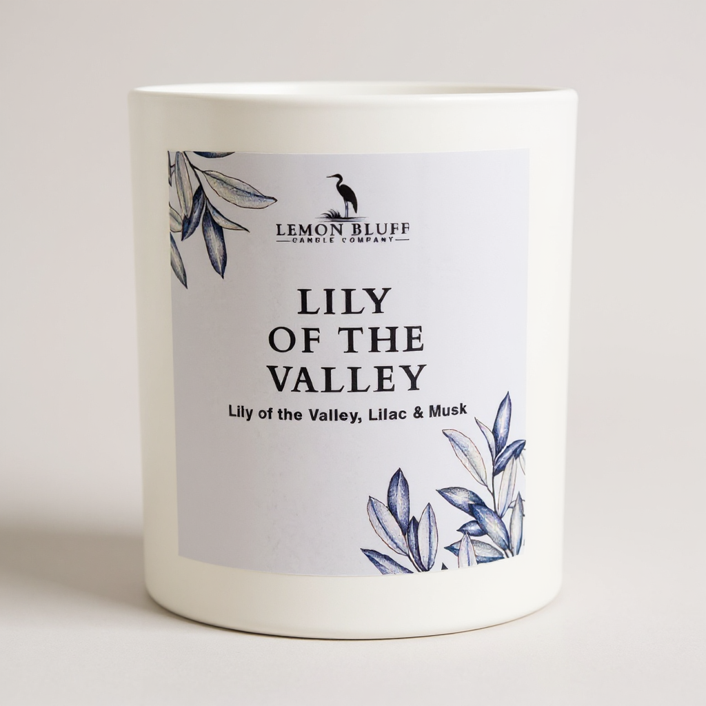Lily of The Valley Candle - Lily of the Valley, Lilac, Light Musk Scent