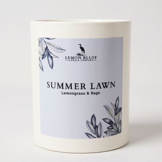 Summer Lawn Candle- Lemongrass, Sage, Grass Scent