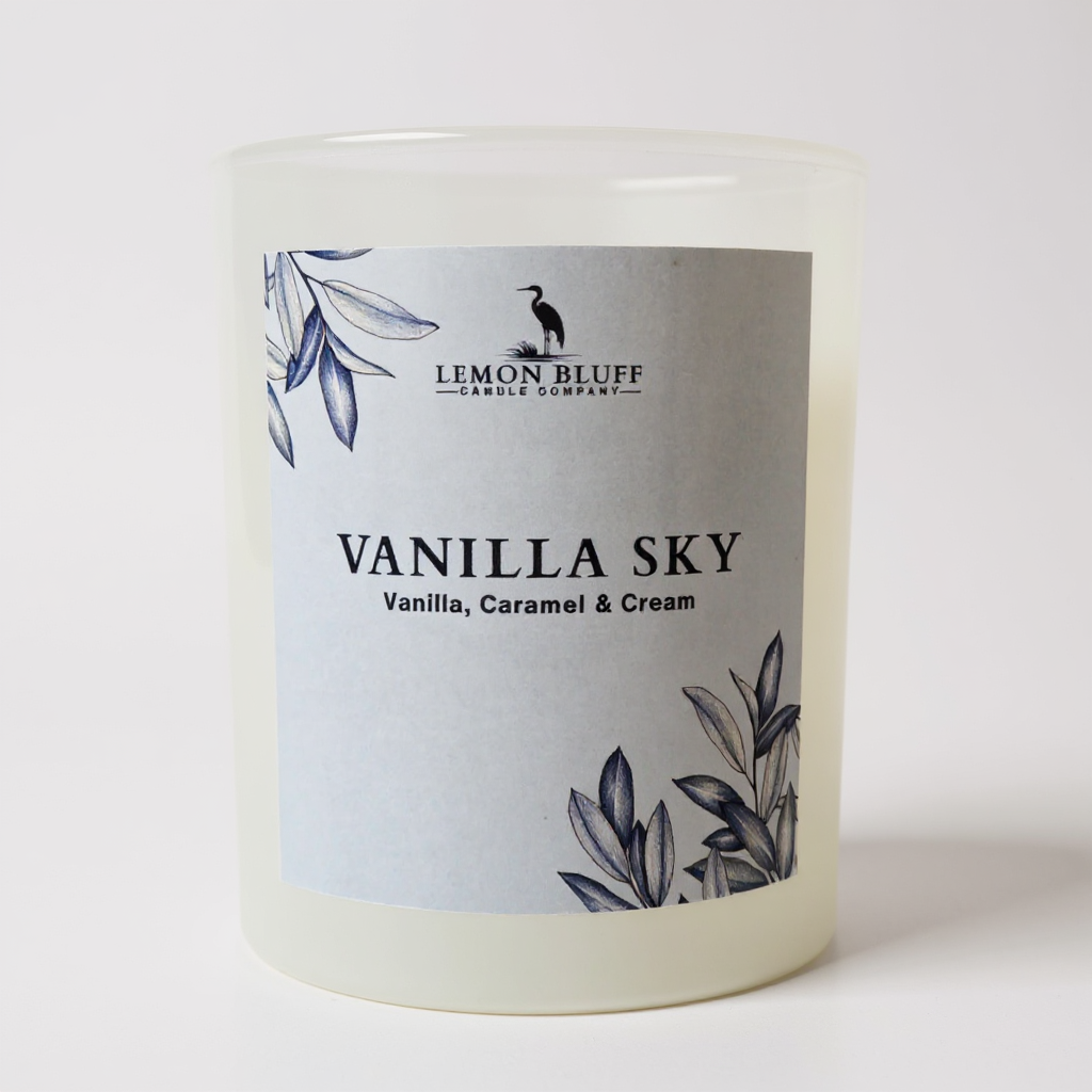 Vanilla Sky Candle - Vanilla, Caramel, Cream Scent