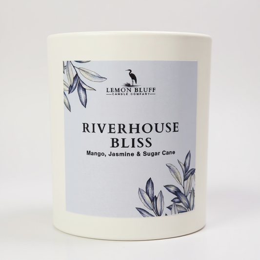 Riverhouse Bliss Candle - Mango, Jasmine, Sugar Cane Scent
