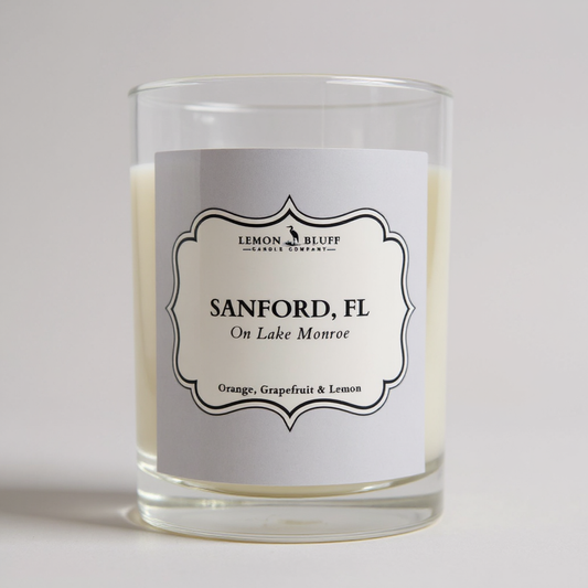 Sanford, FL on Lake Monroe Candle -Orange, Grapefruit & Lemon Scent