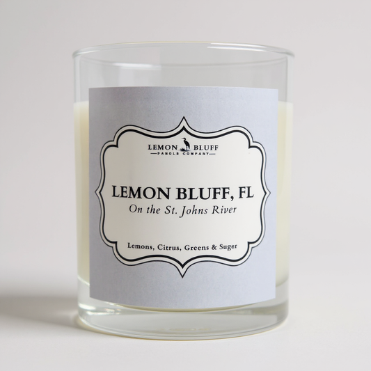 Lemon Bluff, FL on the St. Johns River Candle - Lemon, Sugar, Vanilla Scent