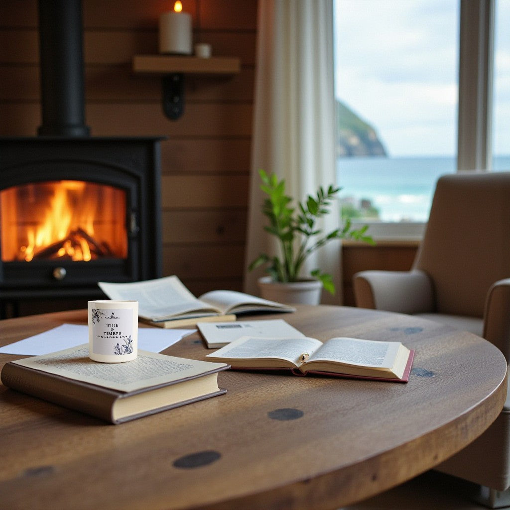 Tide & Timber Candle - Sandalwood, Coriander, Amyris Scent