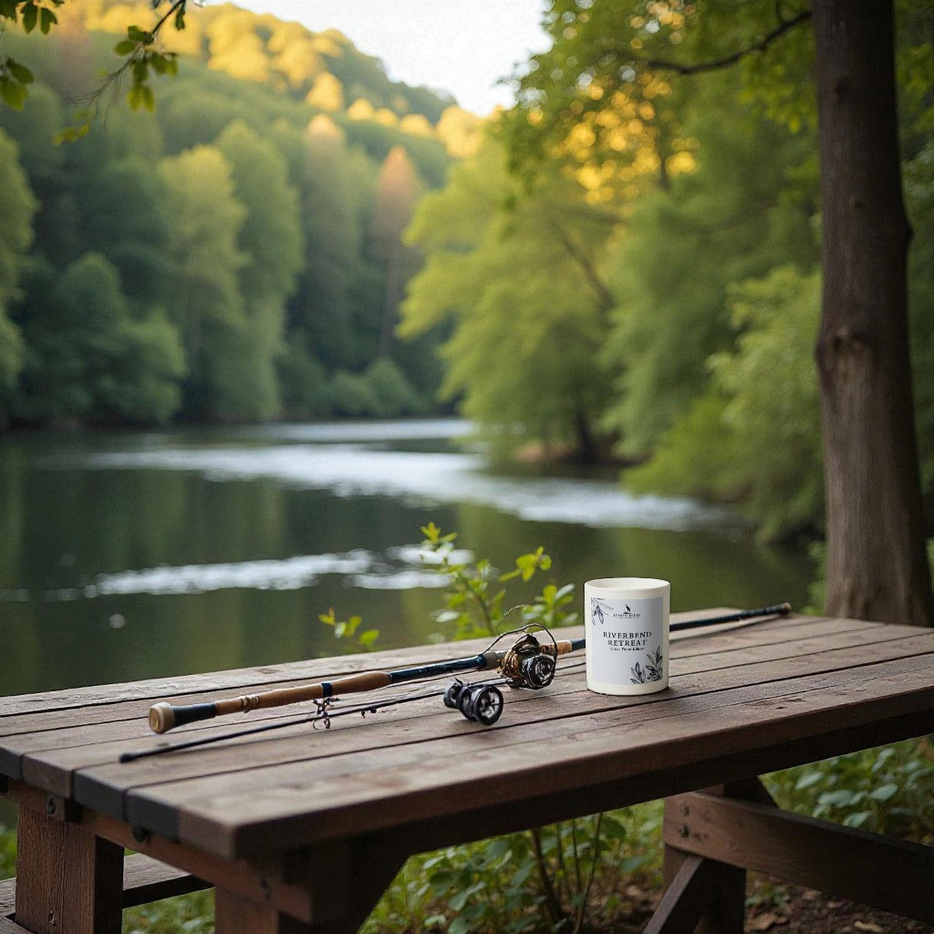 Riverbend Retreat Candle - Citrus, Floral, Musk Scent